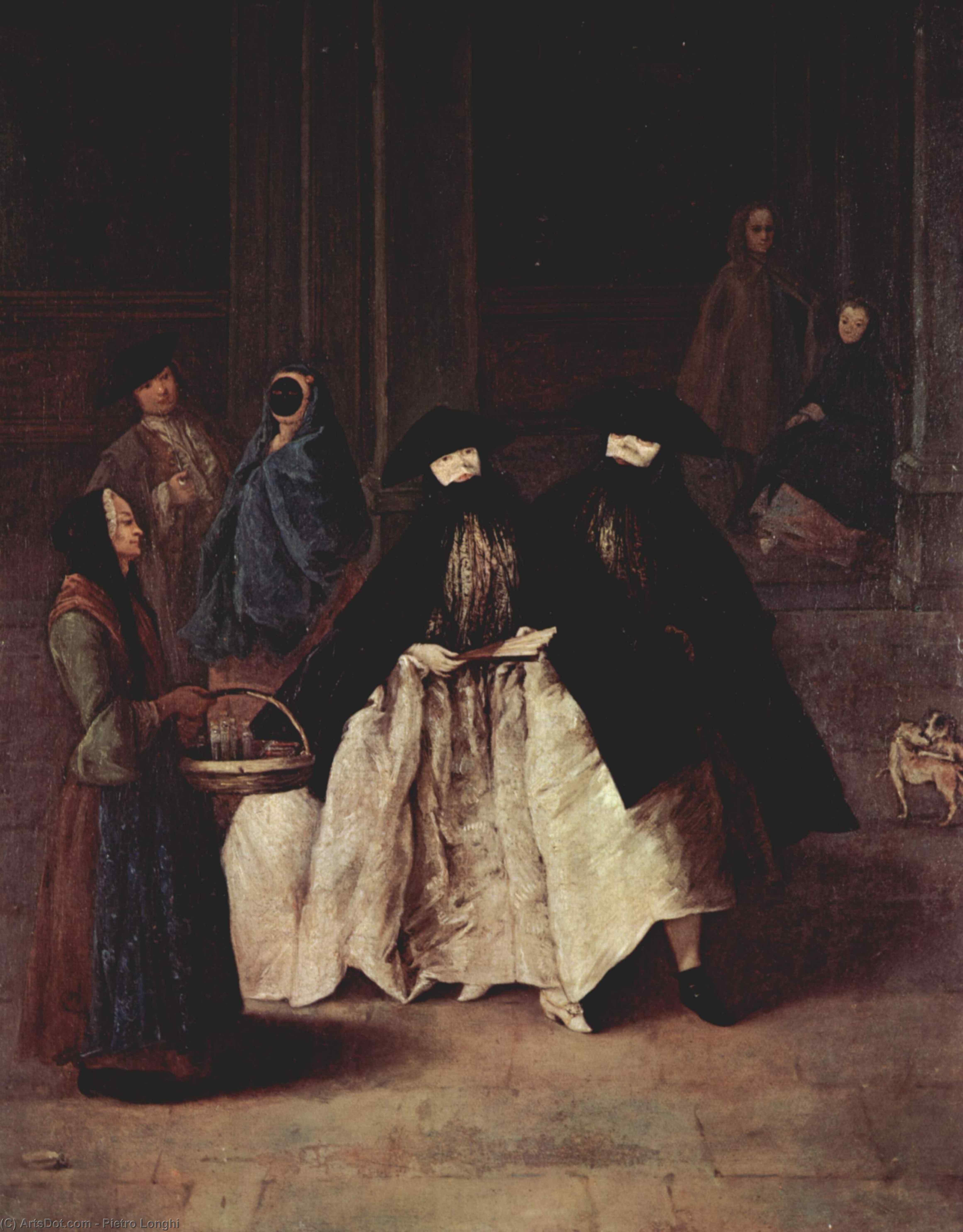 Wikioo.org - The Encyclopedia of Fine Arts - Painting, Artwork by Pietro Longhi - The Perfume Seller