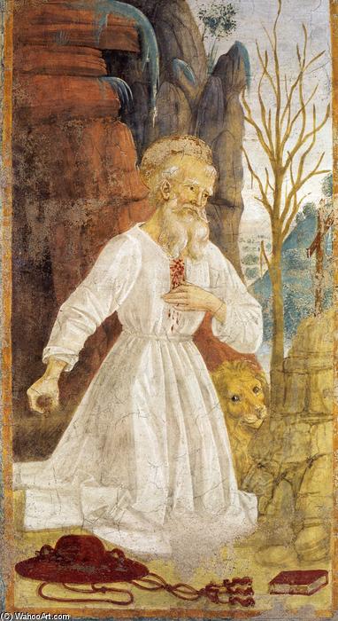 WikiOO.org - אנציקלופדיה לאמנויות יפות - ציור, יצירות אמנות Vannucci Pietro (Le Perugin) - St. Jerome penitence