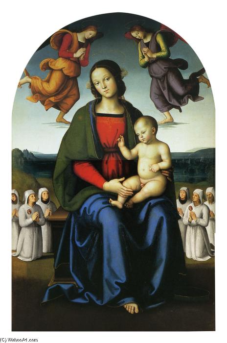 WikiOO.org - Güzel Sanatlar Ansiklopedisi - Resim, Resimler Vannucci Pietro (Le Perugin) - Madonna of Consolation