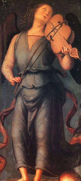 Wikioo.org - สารานุกรมวิจิตรศิลป์ - จิตรกรรม Vannucci Pietro (Le Perugin) - Vallombrosa Altar (detail)