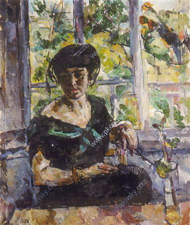 Wikioo.org - The Encyclopedia of Fine Arts - Painting, Artwork by Pyotr Konchalovsky - Portrait of Pascar