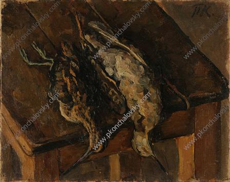 WikiOO.org - Encyclopedia of Fine Arts - Schilderen, Artwork Pyotr Konchalovsky - Grouse (Snipe and Ruff)
