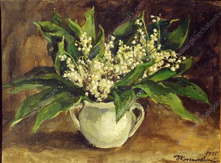 Wikioo.org - Bách khoa toàn thư về mỹ thuật - Vẽ tranh, Tác phẩm nghệ thuật Pyotr Konchalovsky - Daisies