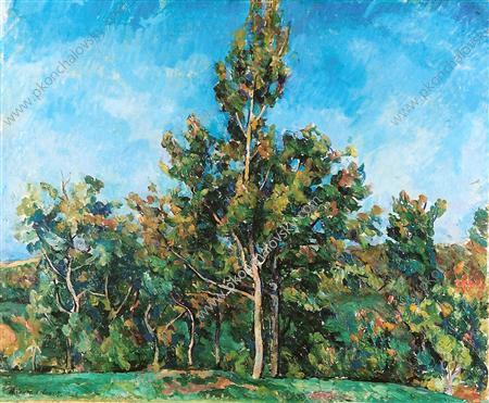 WikiOO.org - Εγκυκλοπαίδεια Καλών Τεχνών - Ζωγραφική, έργα τέχνης Pyotr Konchalovsky - Tree against the sky