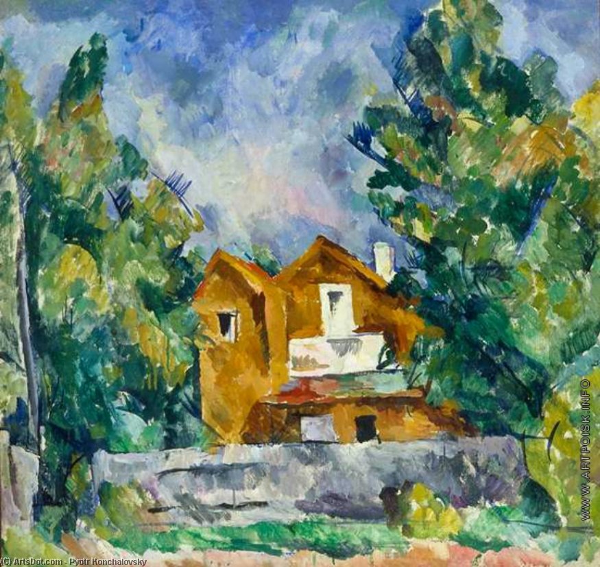 WikiOO.org - Enciclopedia of Fine Arts - Pictura, lucrări de artă Pyotr Konchalovsky - Cottage in Kuntsevo