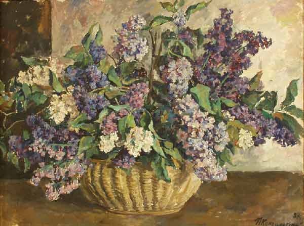 WikiOO.org - Encyclopedia of Fine Arts - Festés, Grafika Pyotr Konchalovsky - Lilac