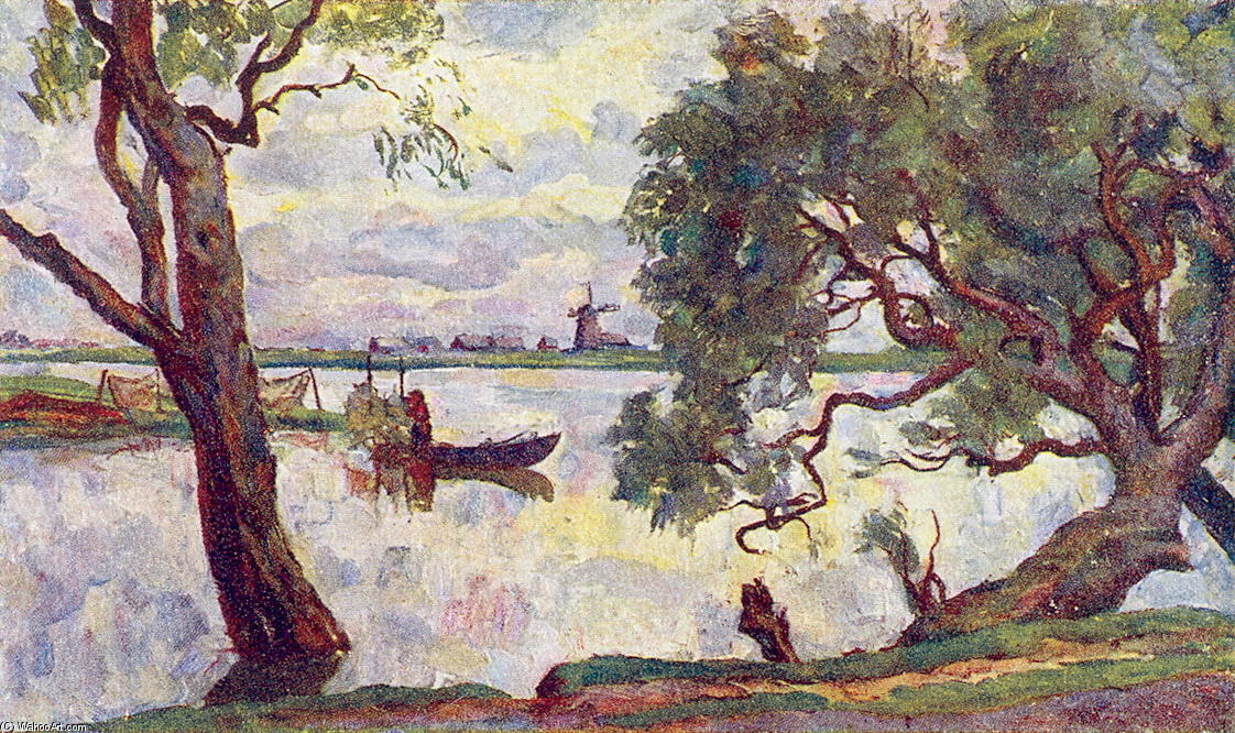 Wikioo.org - The Encyclopedia of Fine Arts - Painting, Artwork by Pyotr Konchalovsky - At Lake Ilmen