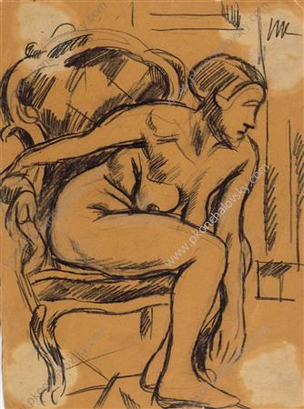 Wikioo.org - สารานุกรมวิจิตรศิลป์ - จิตรกรรม Pyotr Konchalovsky - The female figure