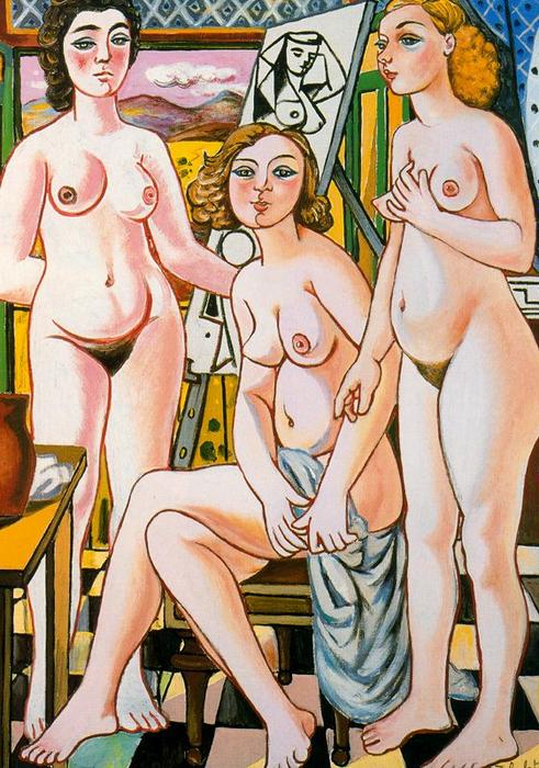 WikiOO.org - Encyclopedia of Fine Arts - Maalaus, taideteos Rafael Zabaleta Fuentes - The three graces