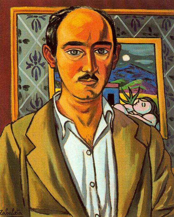 Wikioo.org - The Encyclopedia of Fine Arts - Painting, Artwork by Rafael Zabaleta Fuentes - Self-portrait