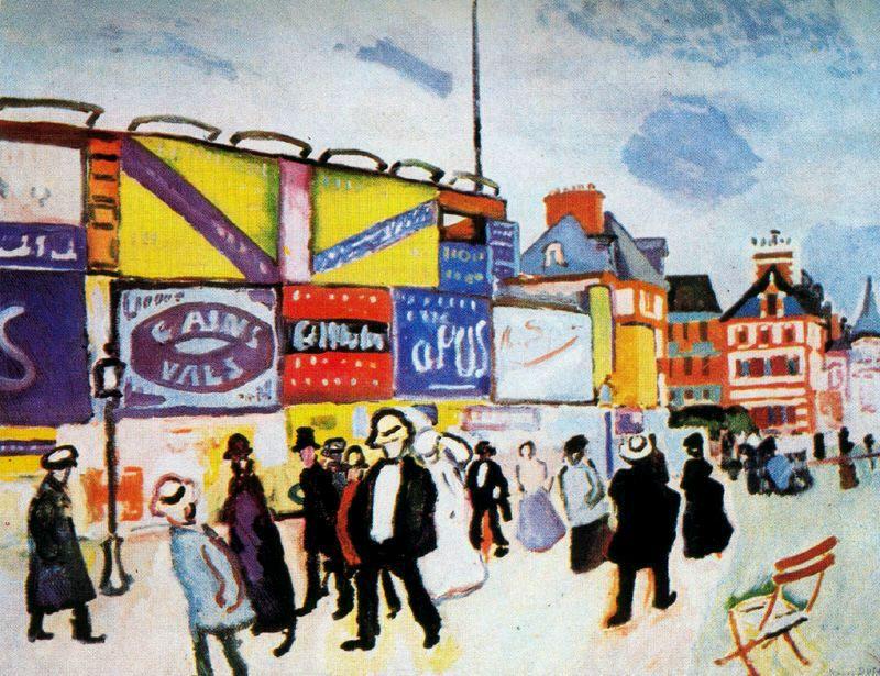 Wikioo.org - The Encyclopedia of Fine Arts - Painting, Artwork by Raoul Dufy - Posters at Trouville