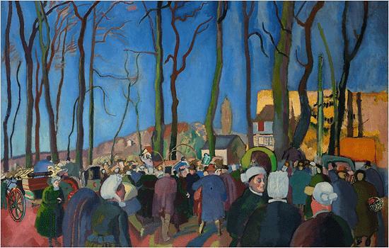 Wikioo.org - The Encyclopedia of Fine Arts - Painting, Artwork by Raoul Dufy - The Onion Market