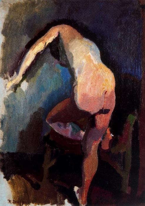 WikiOO.org - Encyclopedia of Fine Arts - Maleri, Artwork Raoul Dufy - Claudine from back