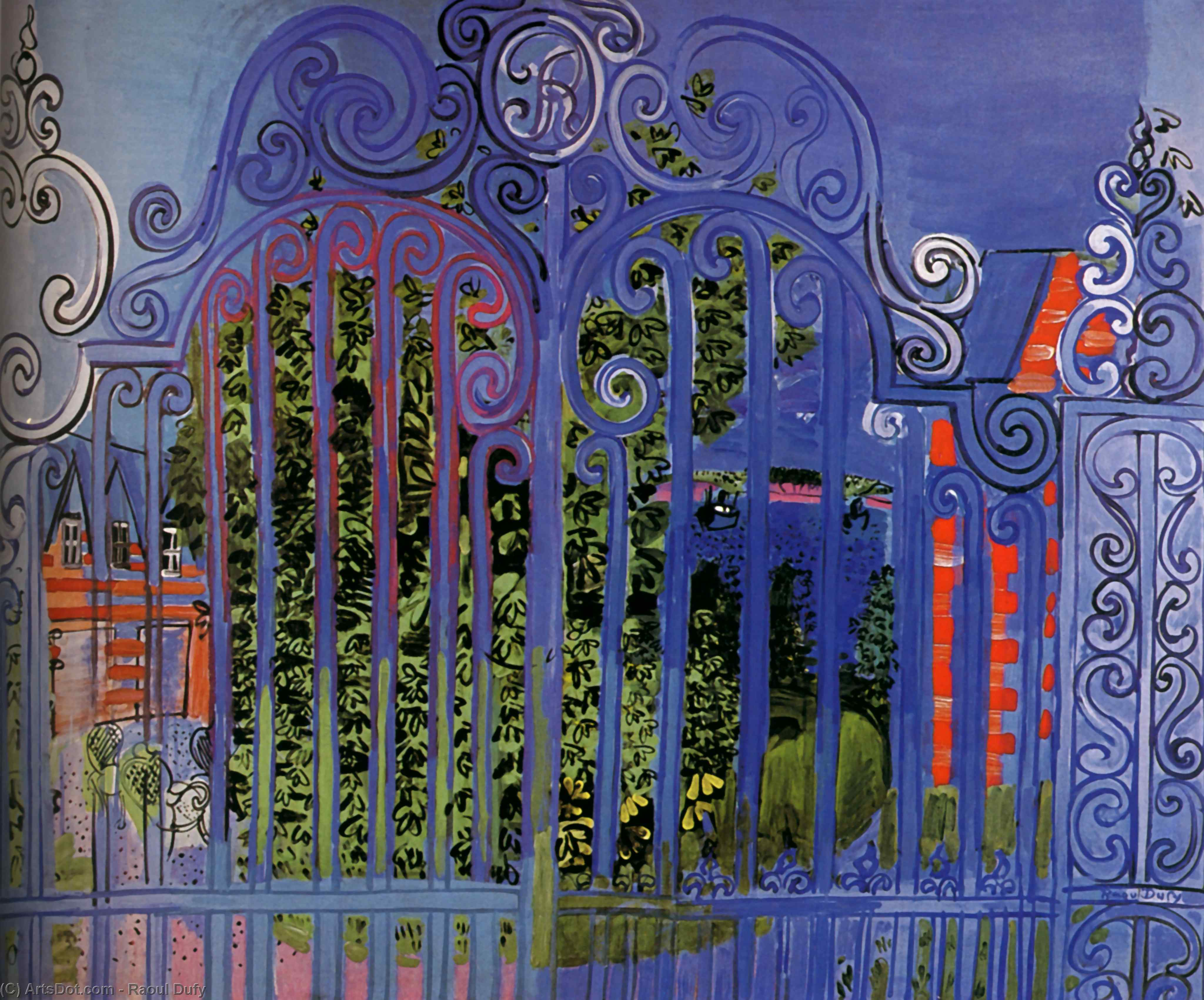 WikiOO.org - Encyclopedia of Fine Arts - Maleri, Artwork Raoul Dufy - The Grid