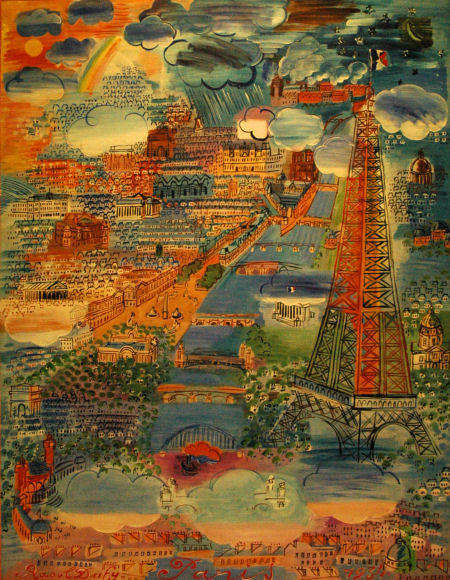 Wikioo.org - The Encyclopedia of Fine Arts - Painting, Artwork by Raoul Dufy - Paris