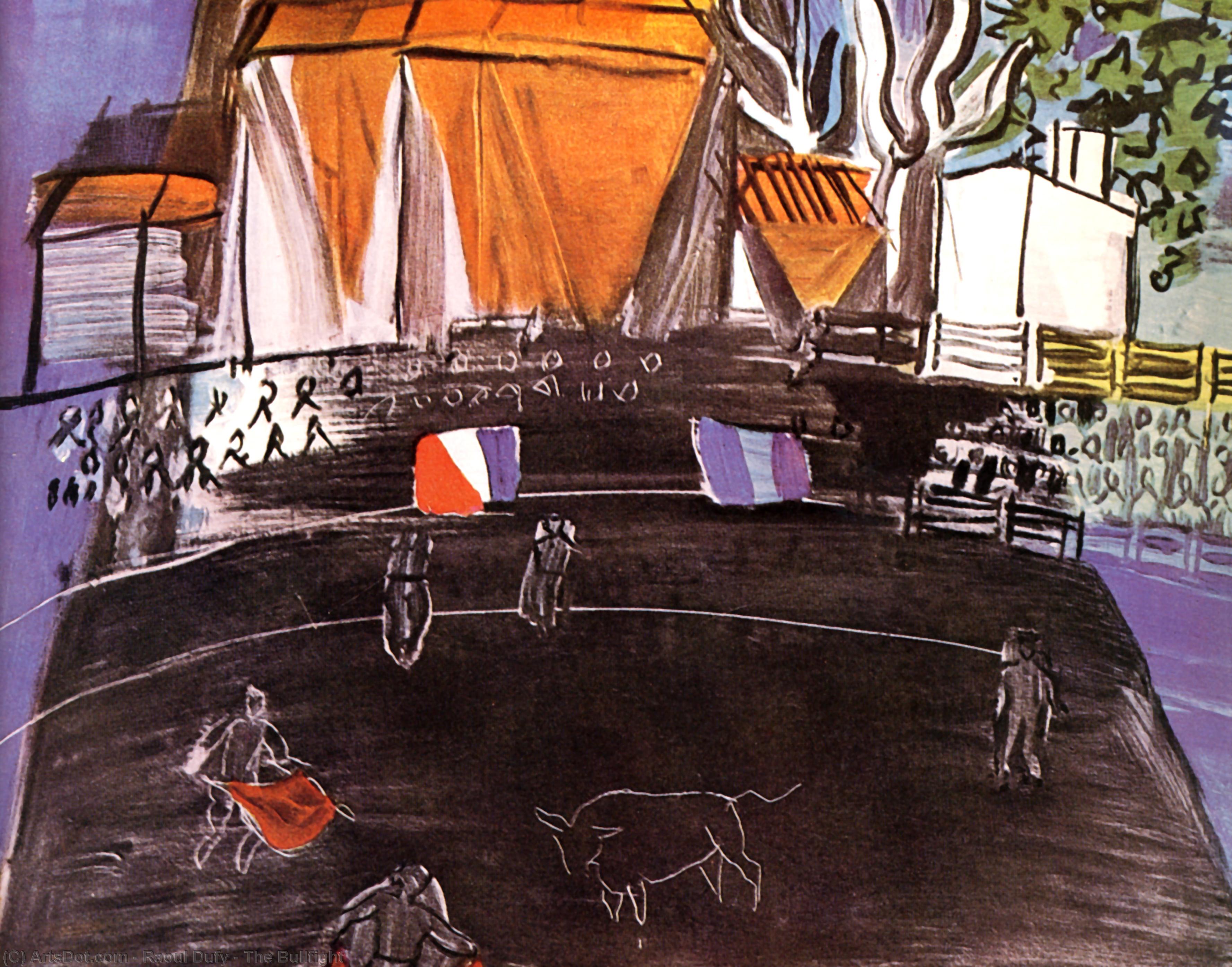 Wikioo.org - The Encyclopedia of Fine Arts - Painting, Artwork by Raoul Dufy - The Bullfight