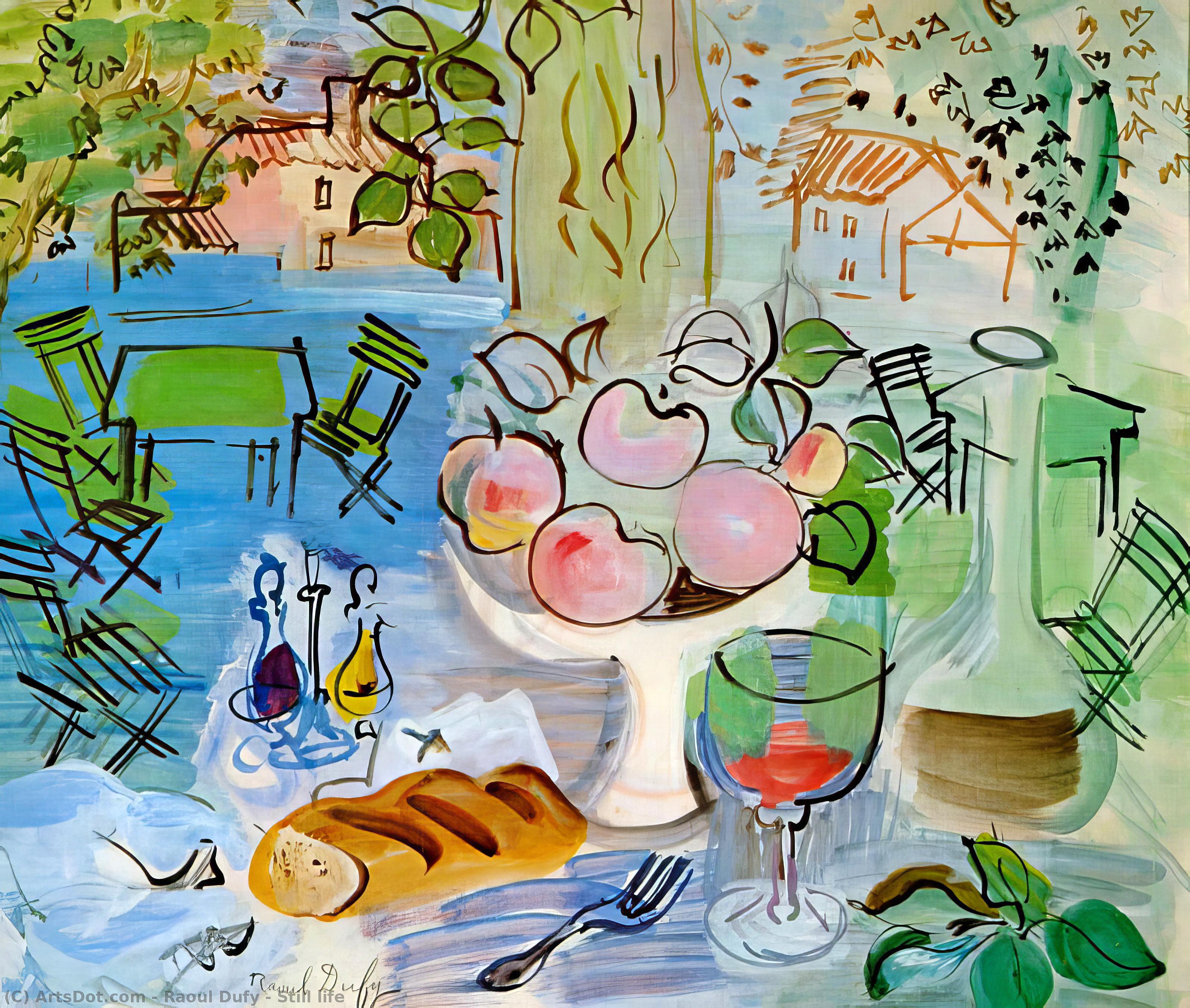 Wikoo.org - موسوعة الفنون الجميلة - اللوحة، العمل الفني Raoul Dufy - Still life