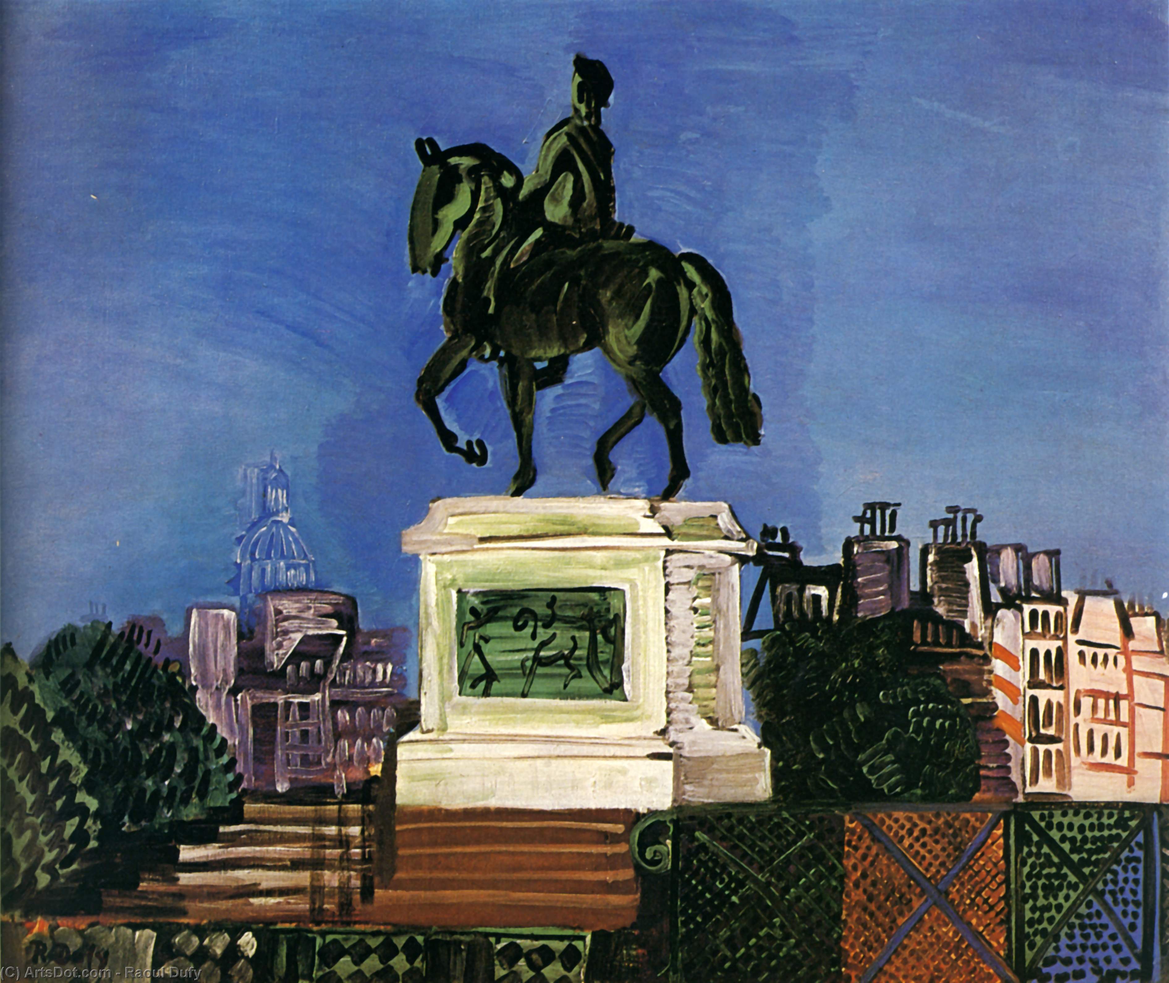 Wikioo.org - The Encyclopedia of Fine Arts - Painting, Artwork by Raoul Dufy - Gallant green