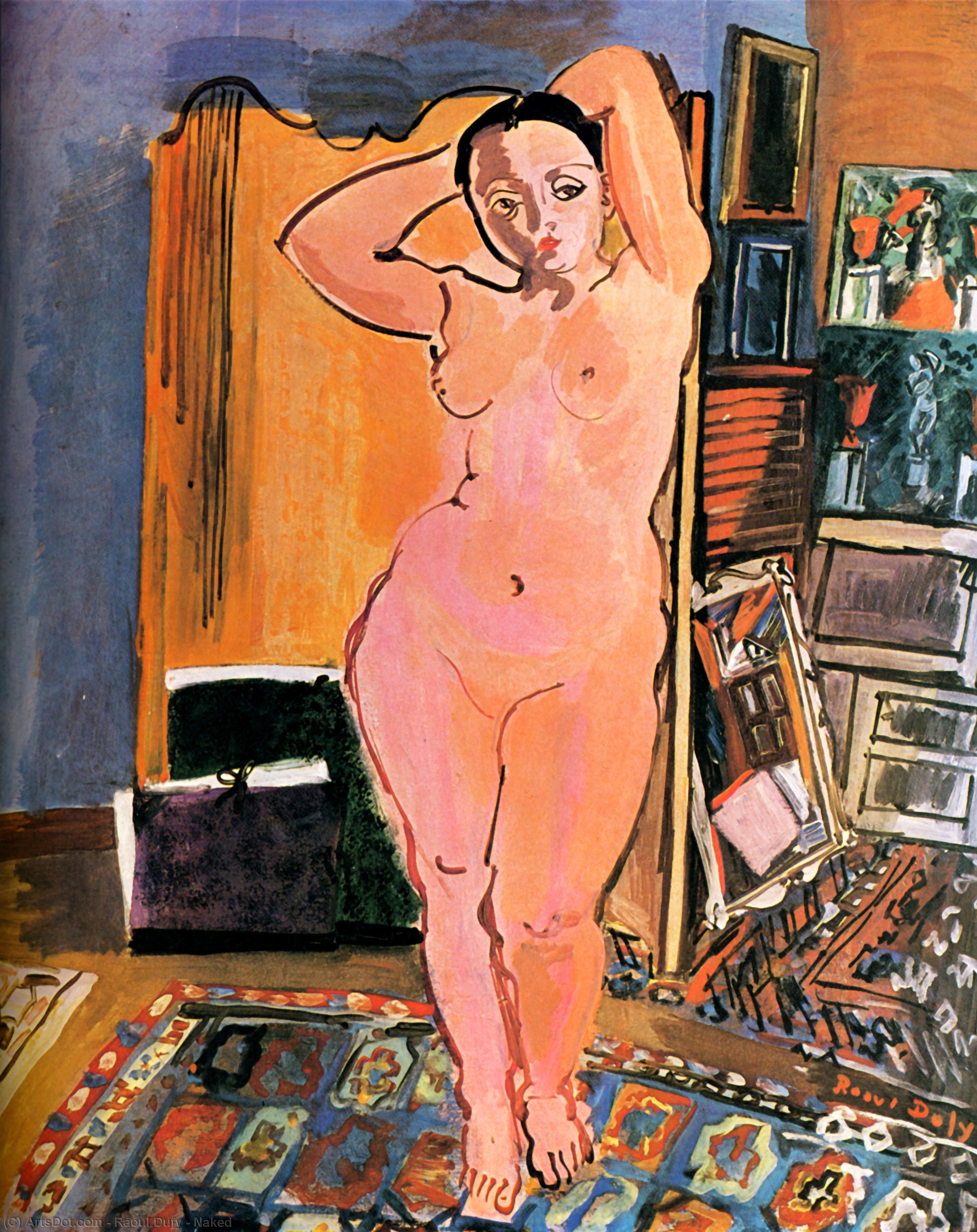 Wikioo.org - Bách khoa toàn thư về mỹ thuật - Vẽ tranh, Tác phẩm nghệ thuật Raoul Dufy - Naked