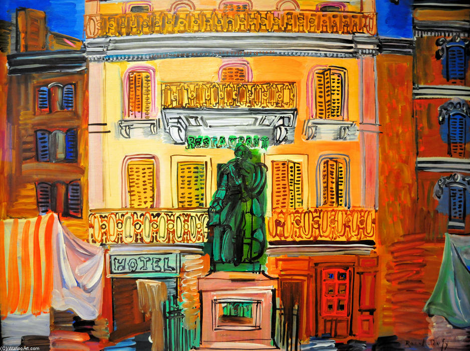 WikiOO.org - Encyclopedia of Fine Arts - Maľba, Artwork Raoul Dufy - Hotel Sube