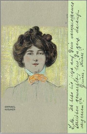 Wikioo.org – L'Encyclopédie des Beaux Arts - Peinture, Oeuvre de Raphael Kirchner - portraits de viennois dames