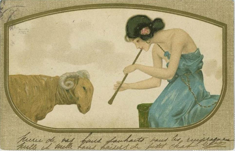 Wikioo.org – L'Encyclopédie des Beaux Arts - Peinture, Oeuvre de Raphael Kirchner - Fables