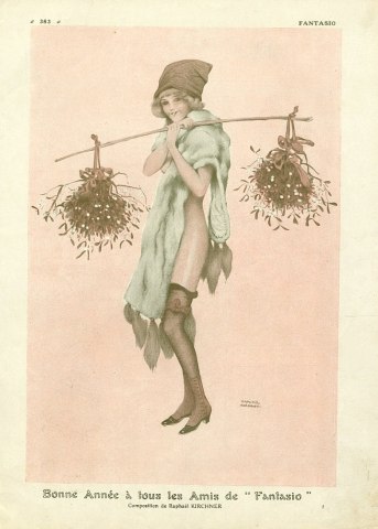 Wikioo.org - The Encyclopedia of Fine Arts - Painting, Artwork by Raphael Kirchner - Happy New Year
