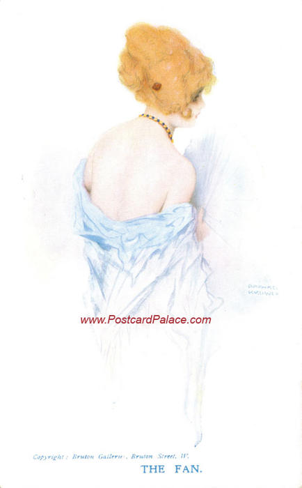 Wikioo.org - The Encyclopedia of Fine Arts - Painting, Artwork by Raphael Kirchner - Fan
