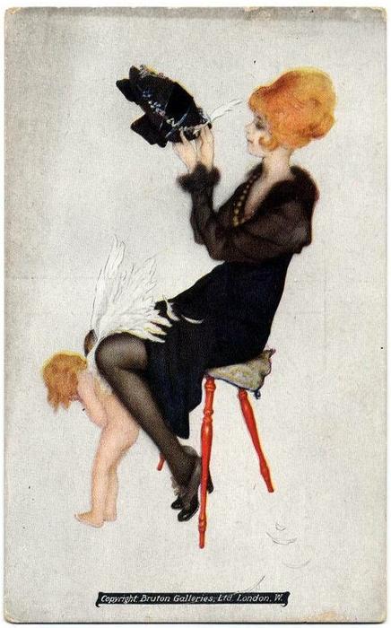 Wikioo.org - The Encyclopedia of Fine Arts - Painting, Artwork by Raphael Kirchner - Unknown