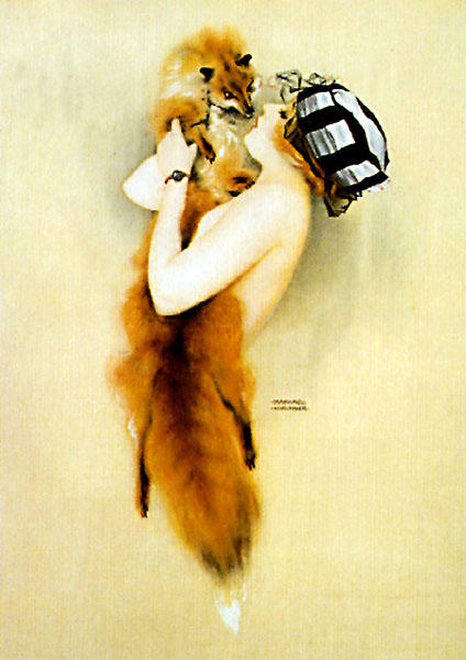 Wikioo.org - The Encyclopedia of Fine Arts - Painting, Artwork by Raphael Kirchner - Lillian Lorraine