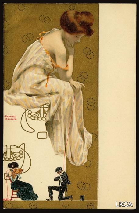Wikioo.org – L'Encyclopédie des Beaux Arts - Peinture, Oeuvre de Raphael Kirchner - Marionnettes