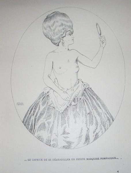 Wikioo.org - สารานุกรมวิจิตรศิลป์ - จิตรกรรม Raphael Kirchner - Marquisette