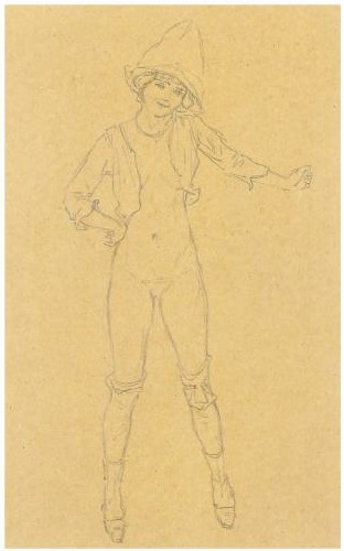 Wikioo.org - Encyklopedia Sztuk Pięknych - Malarstwo, Grafika Raphael Kirchner - Nude Drawings