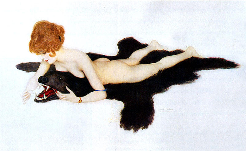 Wikioo.org - The Encyclopedia of Fine Arts - Painting, Artwork by Raphael Kirchner - Unknown (10)
