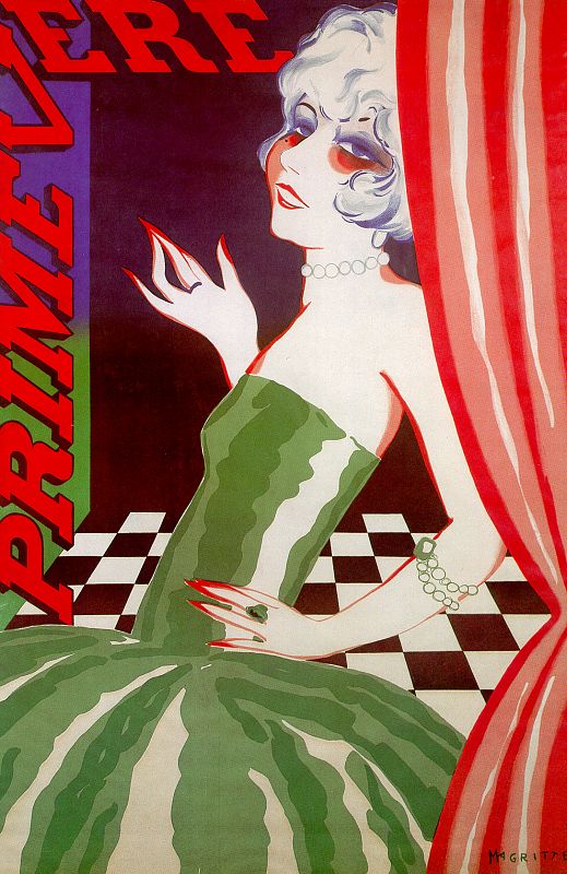 WikiOO.org - Encyclopedia of Fine Arts - Festés, Grafika Rene Magritte - Primevera