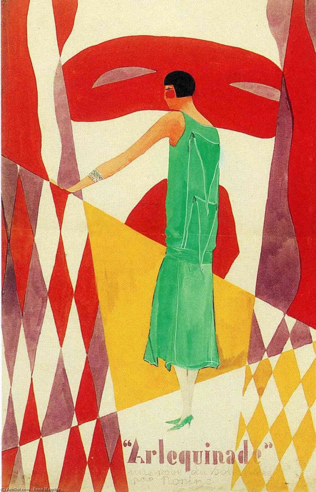 WikiOO.org - Encyclopedia of Fine Arts - Festés, Grafika Rene Magritte - 'Advertisment for ''Norine''' (8)
