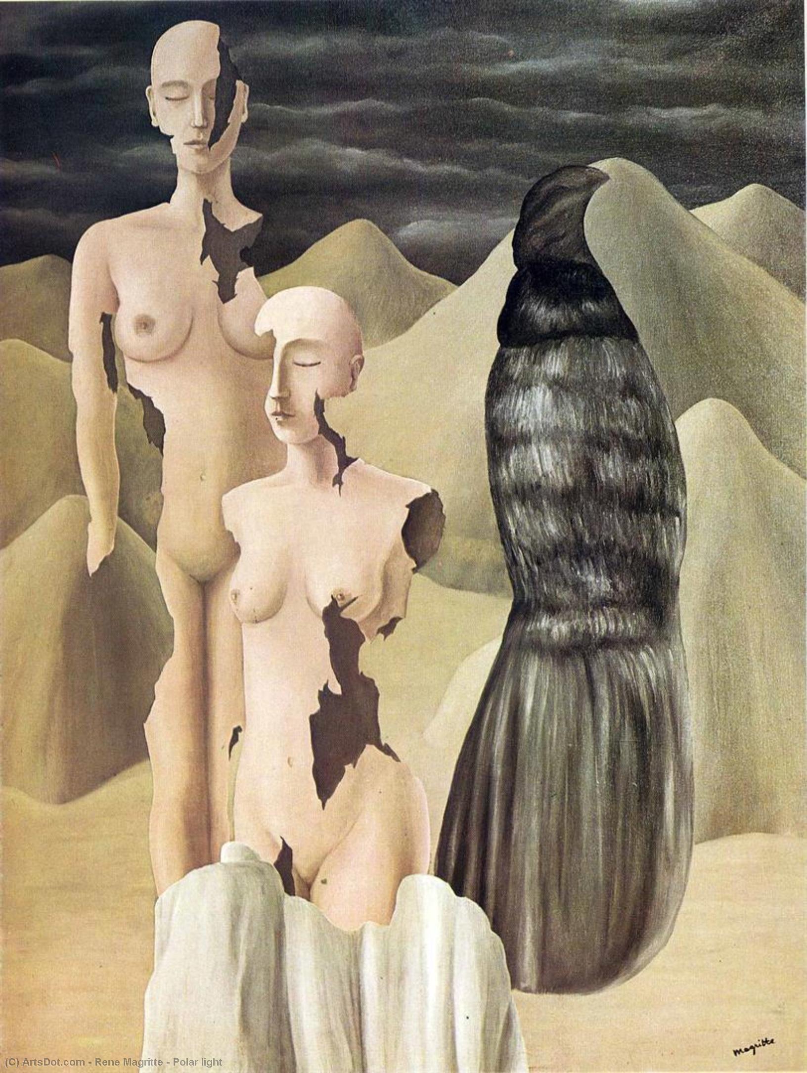 Wikioo.org - The Encyclopedia of Fine Arts - Painting, Artwork by Rene Magritte - Polar light