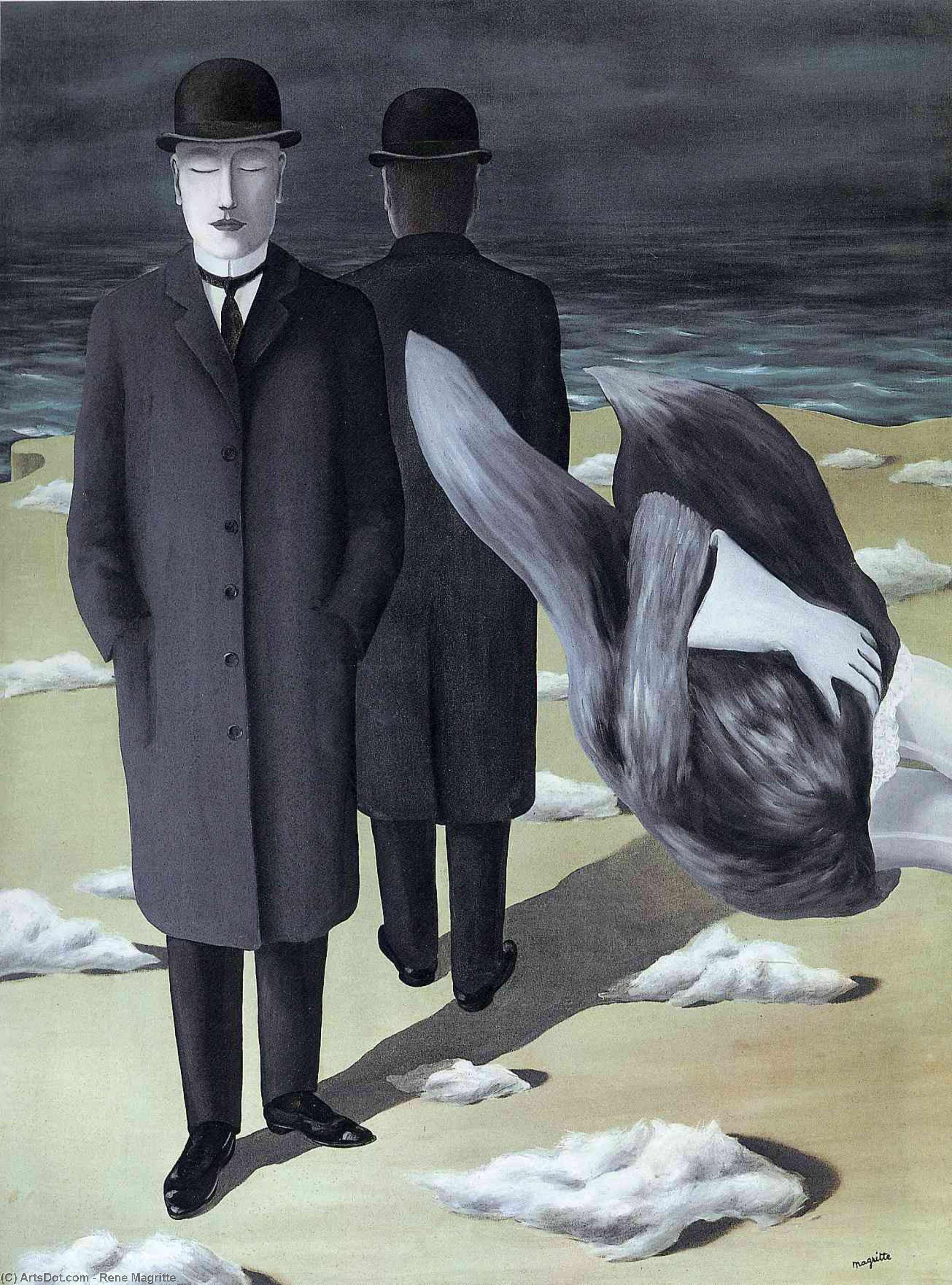 Смысл ночи - Rene Magritte | WikiOO.org - Энциклопедия изобразительного  искусства