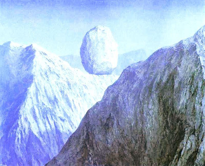 WikiOO.org - Encyclopedia of Fine Arts - Schilderen, Artwork Rene Magritte - The glass key