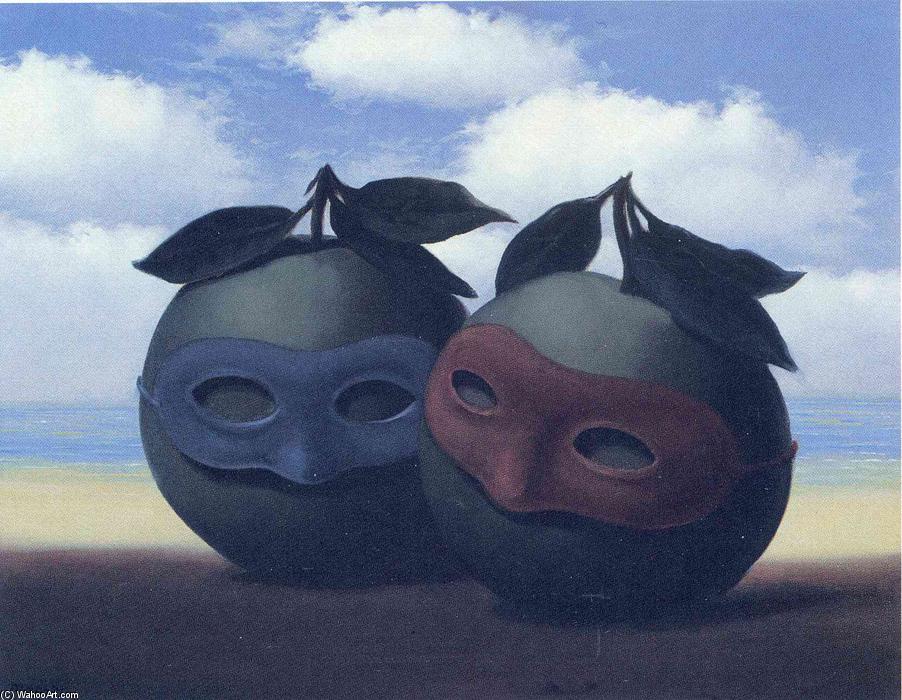 Wikioo.org - The Encyclopedia of Fine Arts - Painting, Artwork by Rene Magritte - The hesitation waltz