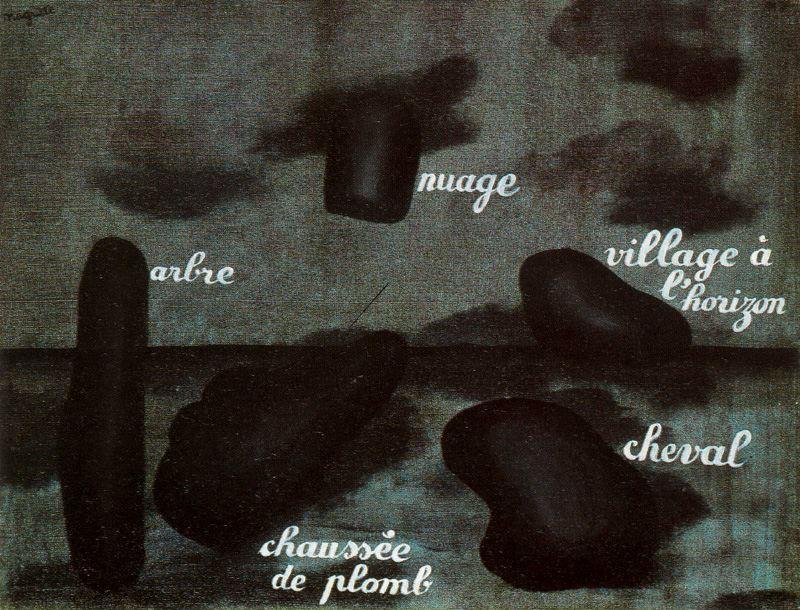 WikiOO.org – 美術百科全書 - 繪畫，作品 Rene Magritte - 迅速 希望