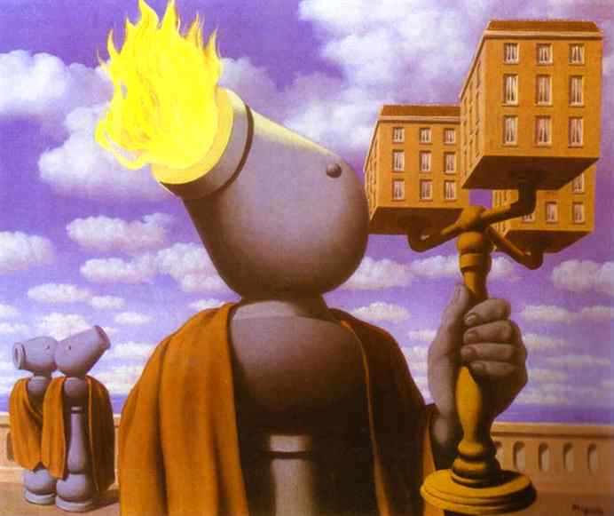 WikiOO.org - Encyclopedia of Fine Arts - Lukisan, Artwork Rene Magritte - Cicero