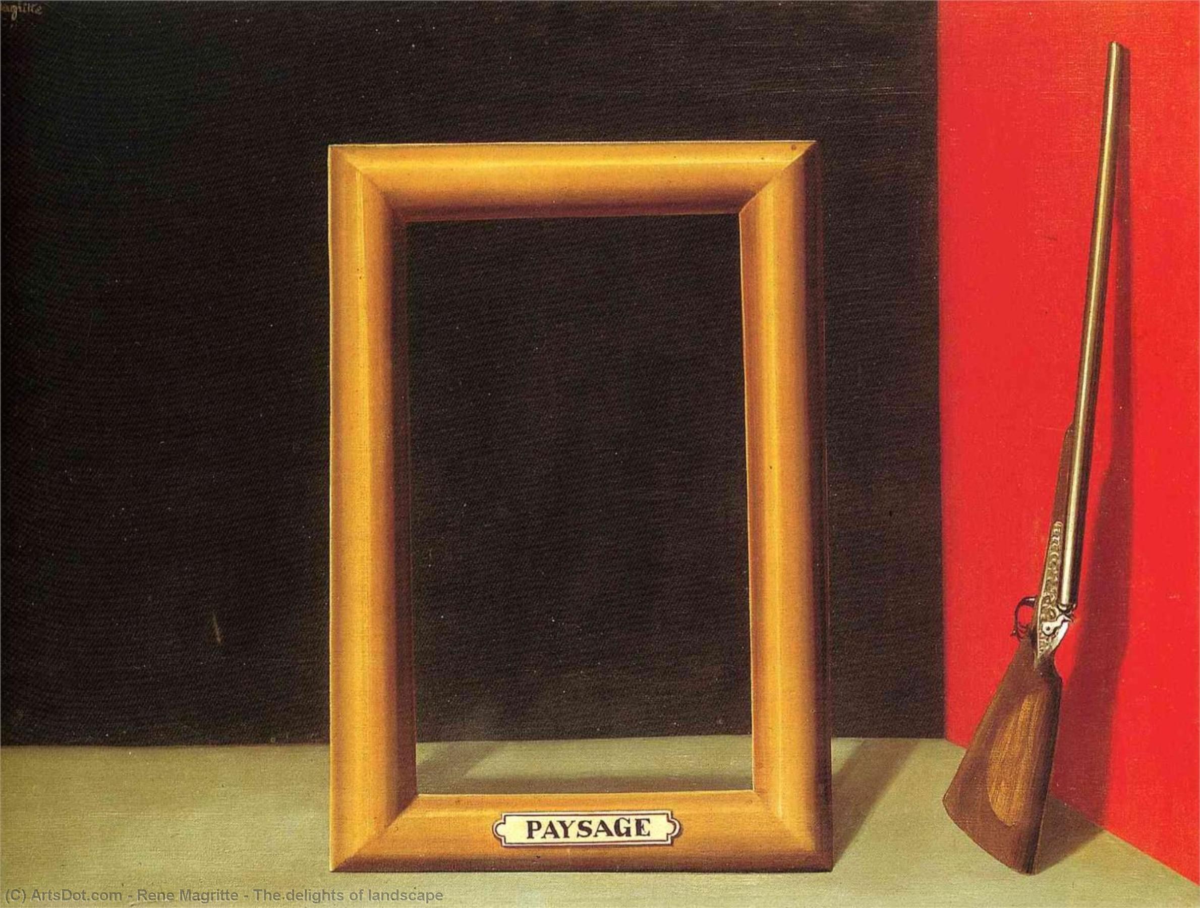 WikiOO.org - Enciclopedia of Fine Arts - Pictura, lucrări de artă Rene Magritte - The delights of landscape