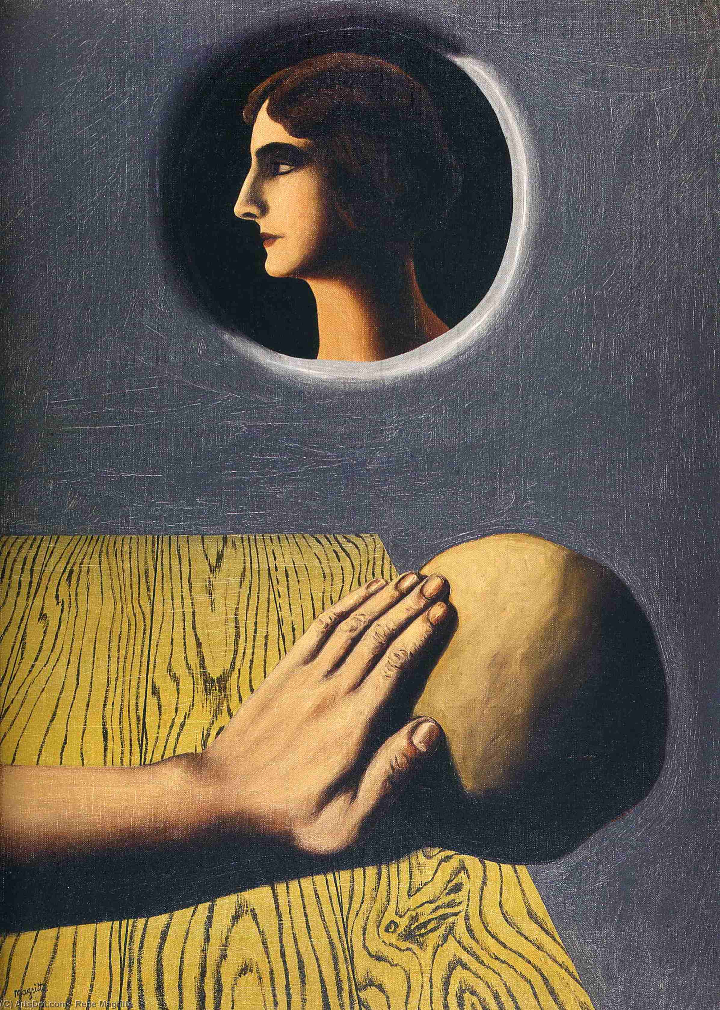Wikioo.org - The Encyclopedia of Fine Arts - Painting, Artwork by Rene Magritte - The beneficial promise