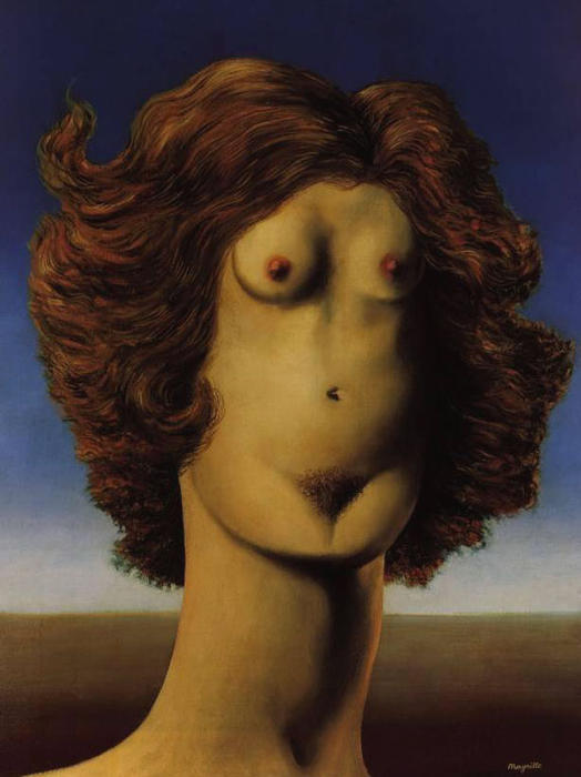 Wikioo.org - The Encyclopedia of Fine Arts - Painting, Artwork by Rene Magritte - Rape