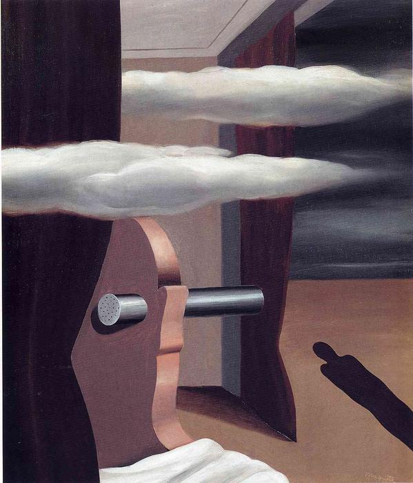 Wikioo.org - The Encyclopedia of Fine Arts - Painting, Artwork by Rene Magritte - The catapult of desert