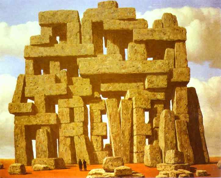 Wikioo.org - The Encyclopedia of Fine Arts - Painting, Artwork by Rene Magritte - The art of conversation