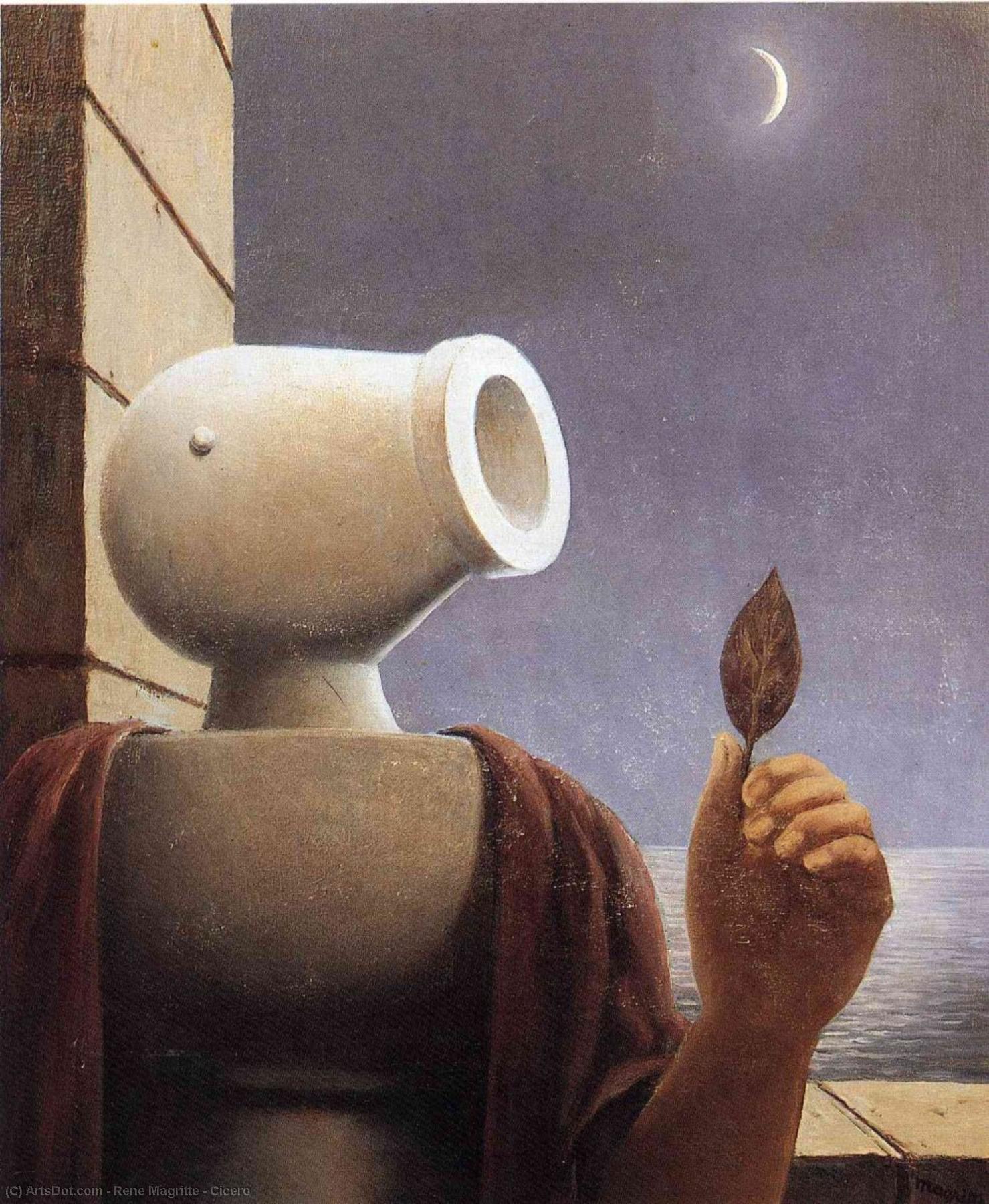 WikiOO.org - Encyclopedia of Fine Arts - Maalaus, taideteos Rene Magritte - Cicero