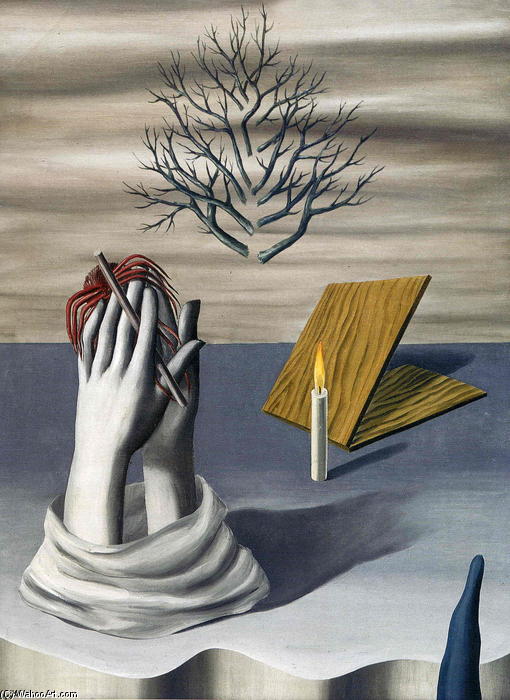 WikiOO.org - Εγκυκλοπαίδεια Καλών Τεχνών - Ζωγραφική, έργα τέχνης Rene Magritte - The dawn of Cayenne