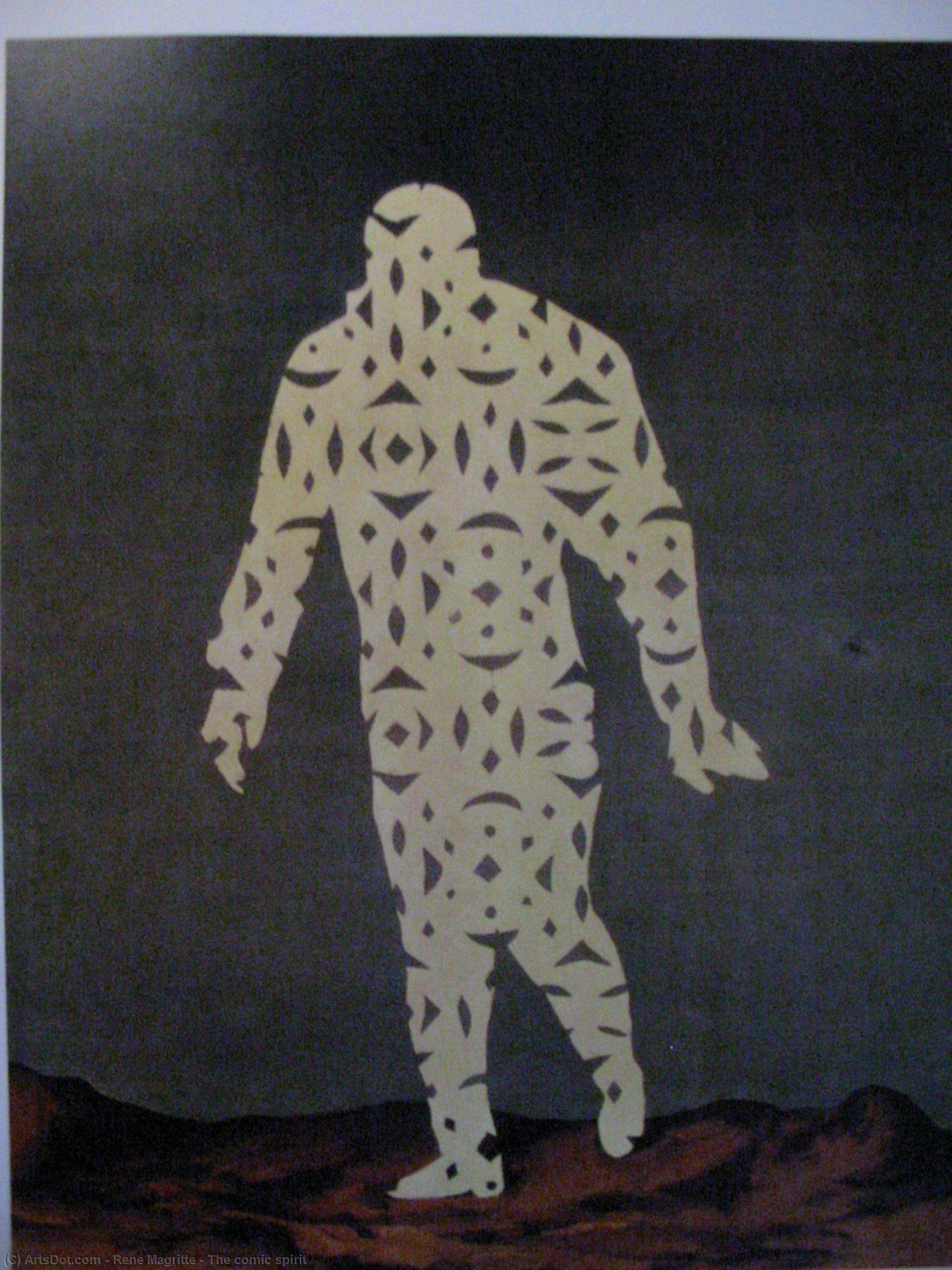 WikiOO.org – 美術百科全書 - 繪畫，作品 Rene Magritte - 的 滑稽  精神